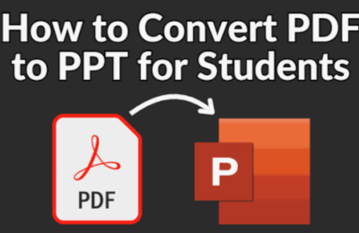 Convert PDF to PPT Free Online – No Software Installation Required